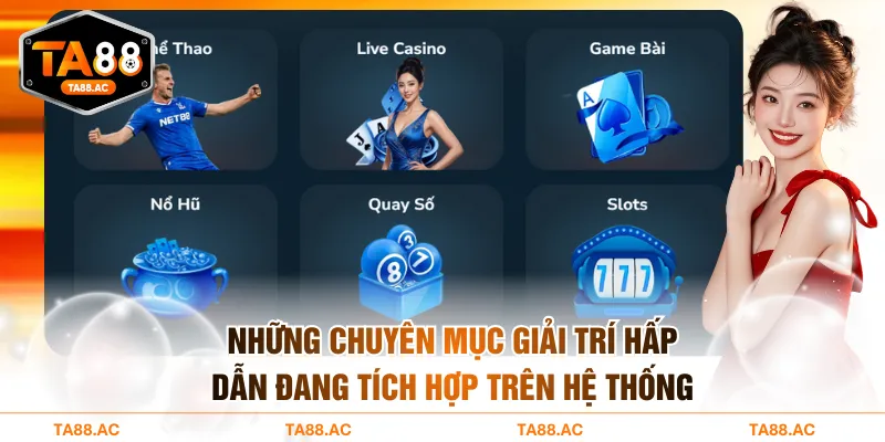 Những chuyên mục giải trí hấp dẫn đang tích hợp trên hệ thống